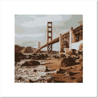 Golden Gate Bridge San Francisco I Travel Cities Posters and Art